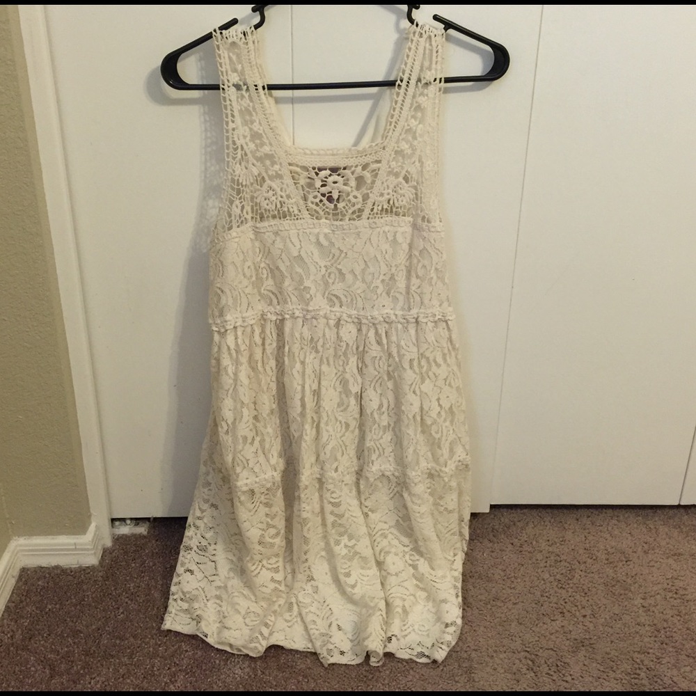 COPY - Cream Lace Dress